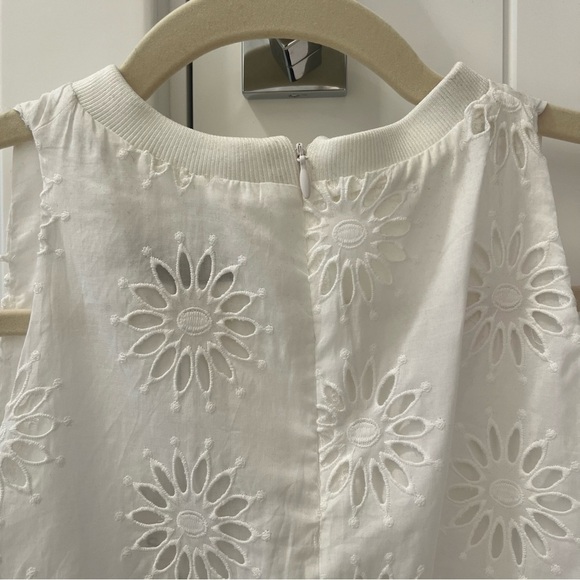 Zara White Embroidered Top- Size S; New with Tags - Picture 4 of 8